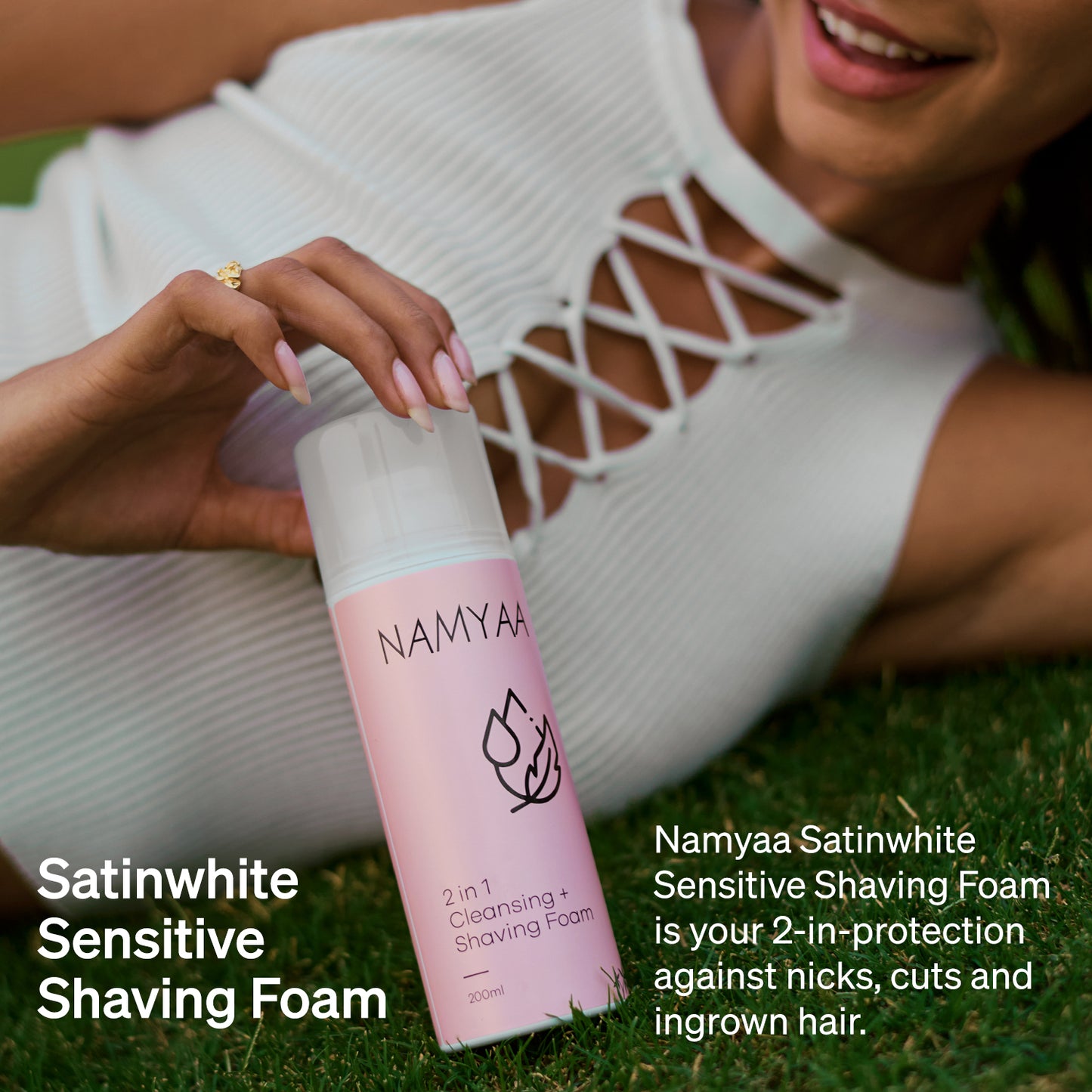 Satinwhite Sensitive Shaving Foam