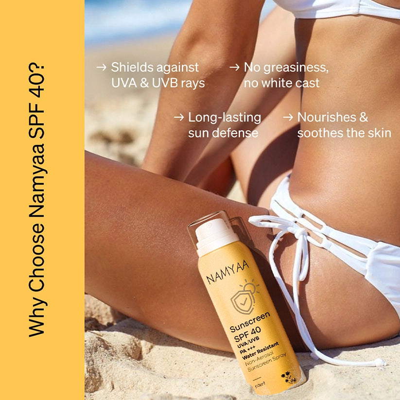 Namyaa Sunscreen Spray SPF40