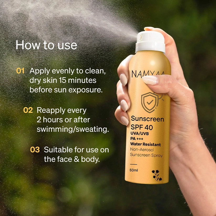 Namyaa Sunscreen Spray SPF40