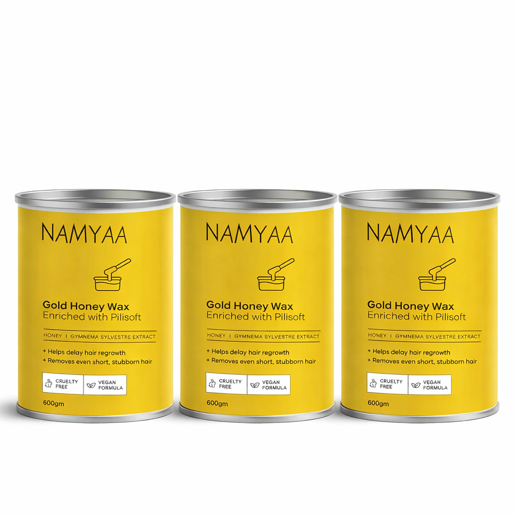 Namyaa Gold Honey Wax (With knife and Strips)