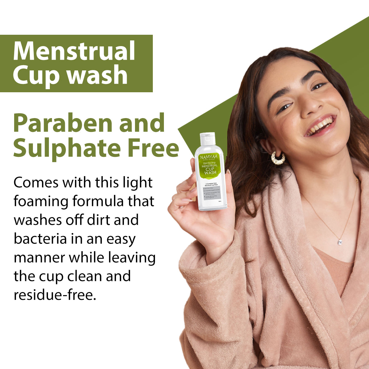 Period Care Kit | Pack of 1 Menstrual Cup with Free Menstrual Cup Wash, Haldi Chandan Intimate Hygiene Wash & Period Cramp Roll on