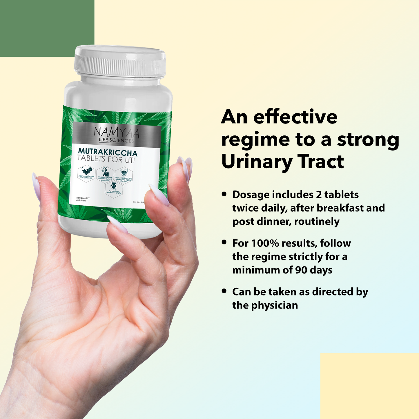 Namyaa Mutrakriccha UTI Combo of Syrup & Tablet