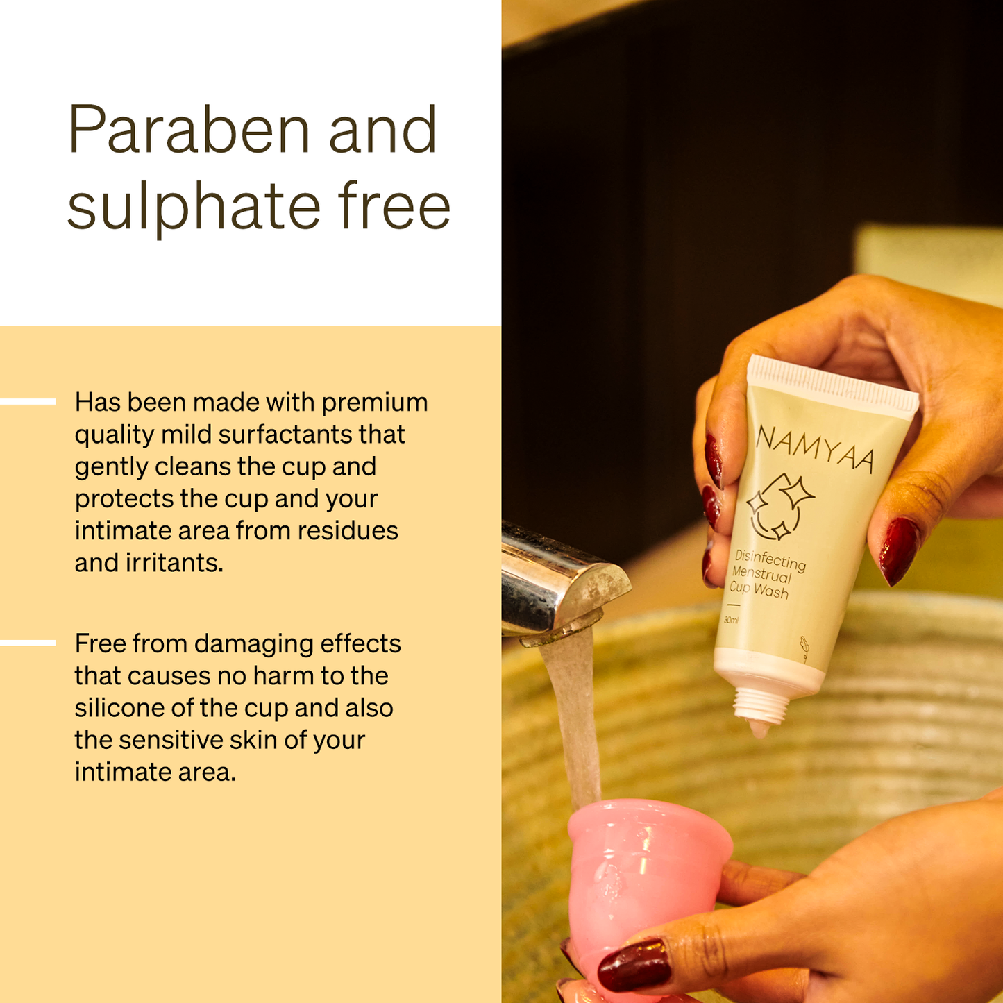 Disinfecting Menstrual Cup Wash