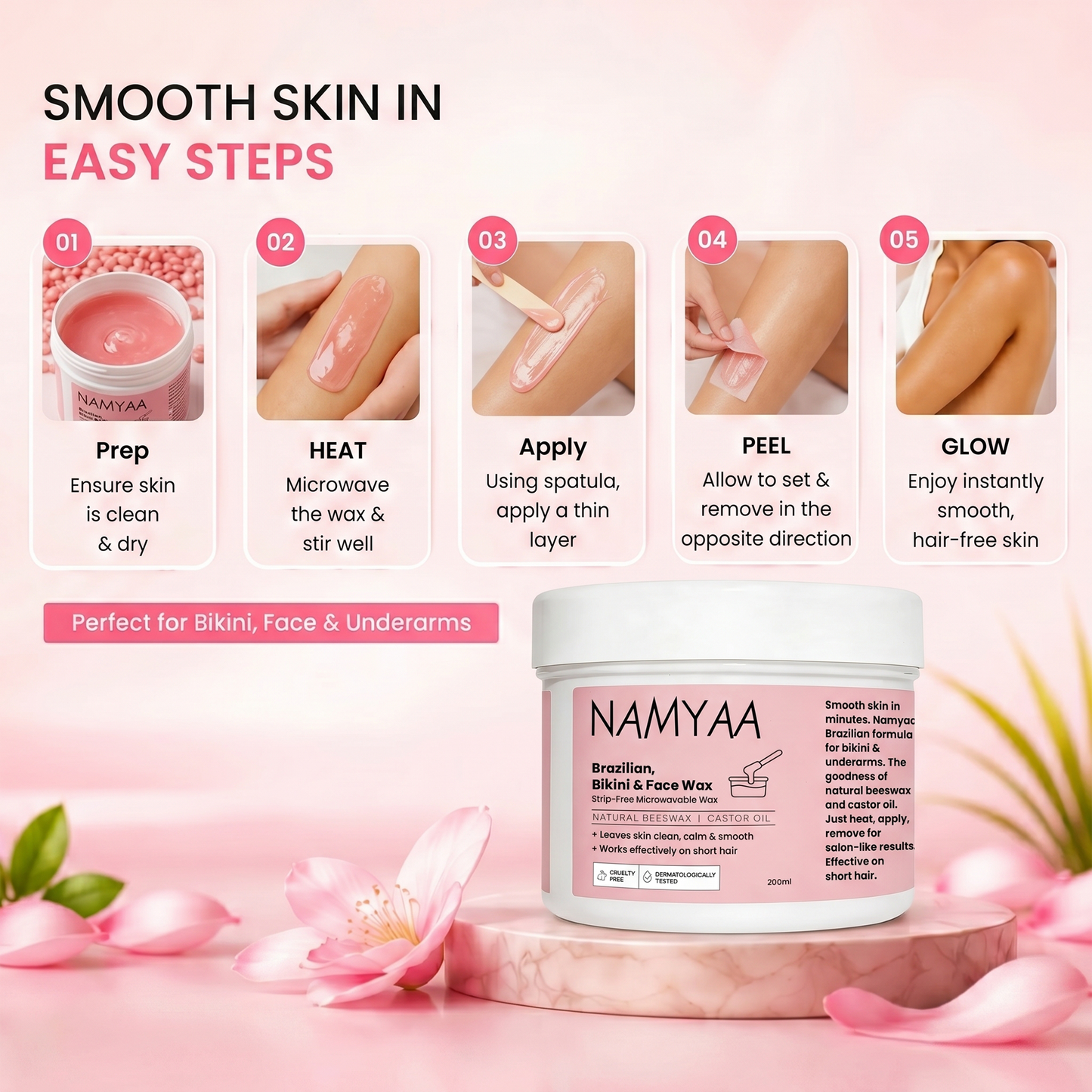 Namyaa Strip-Free Microwavable Wax