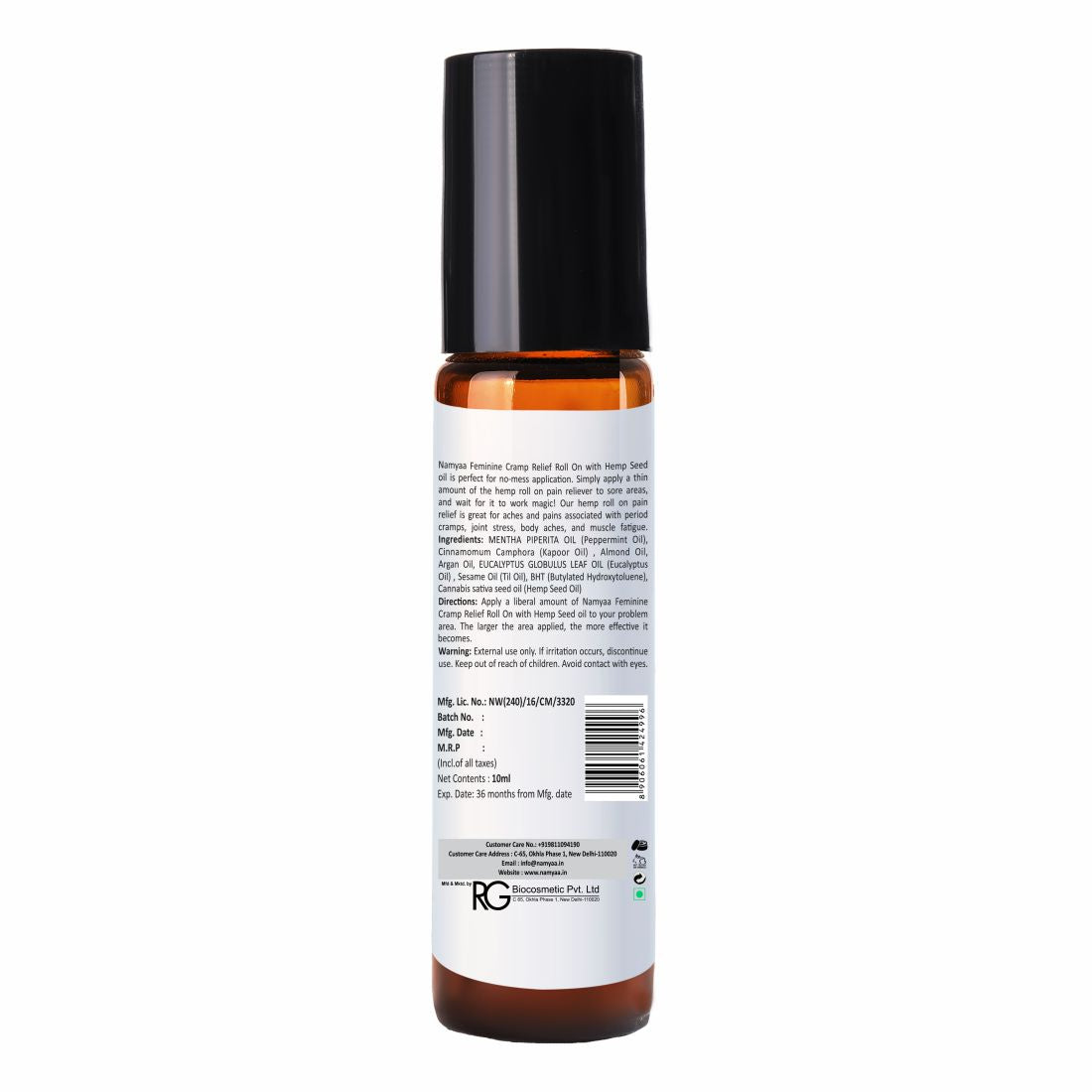 Namyaa Feminine Cramp Relief Roll On