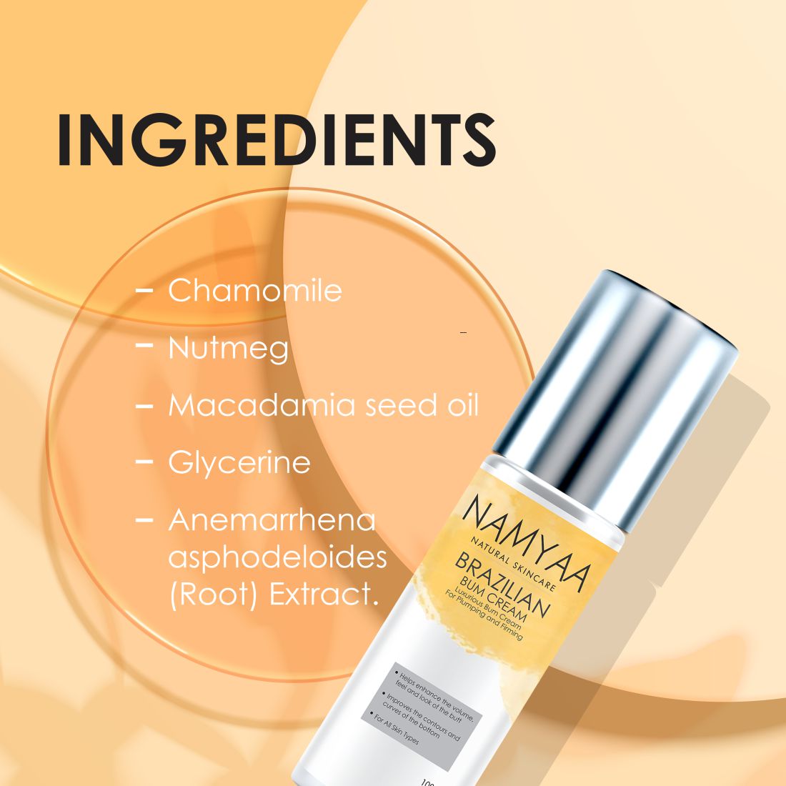 Bum Cream for Plumping and Toning