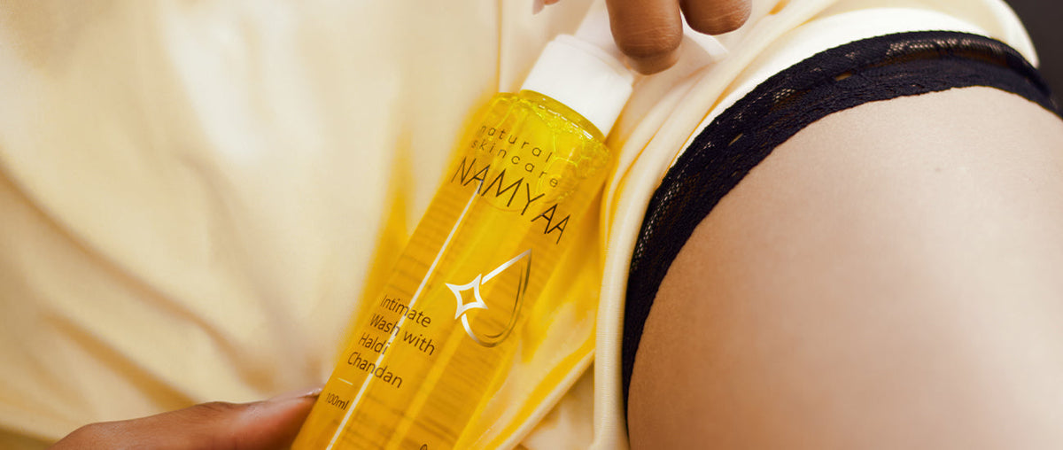 Daily intimate hygiene routine for odour control and skin safety