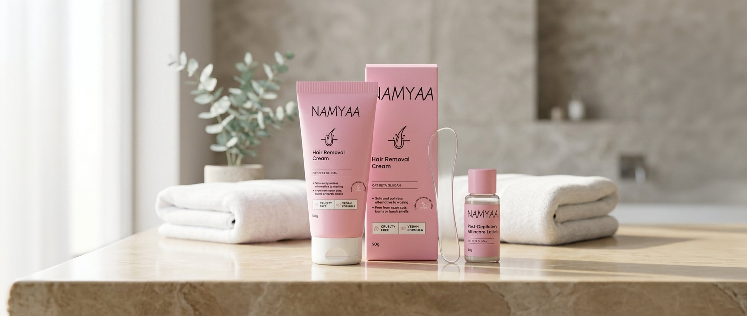 hair removal cream for private parts — intimate area depilatory cream with spatula and aftercare
