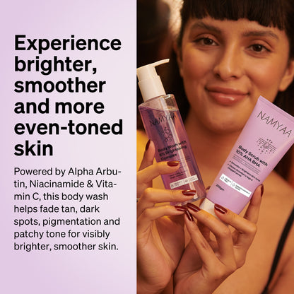 Body Wash and Exfoliating Body Scrub Care Combo