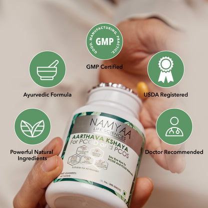 Aarthava Kshaya PCOD and PCOS Tablets