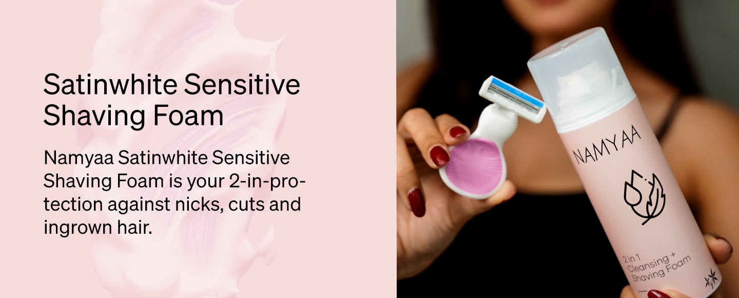 Satinwhite Sensitive Shaving Foam