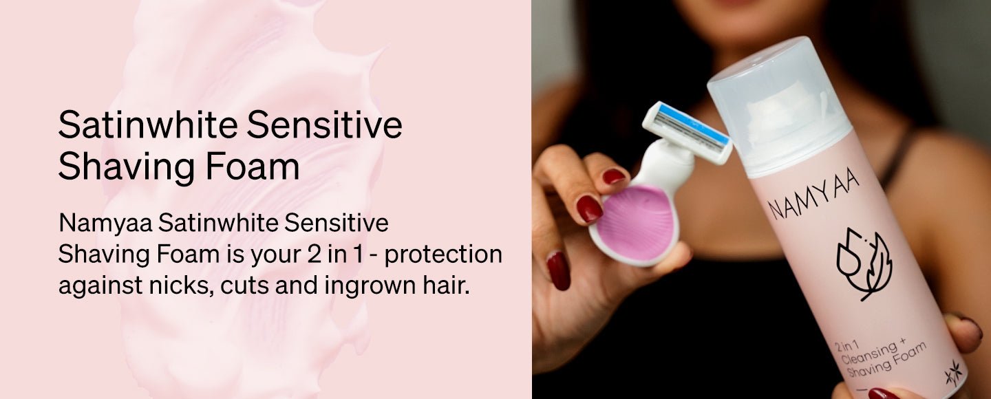 Satinwhite Sensitive Shaving Foam