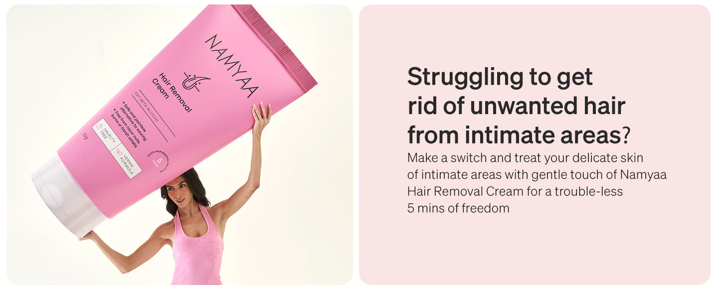 Namyaa Hair Removal Cream with Free After Wax Serum