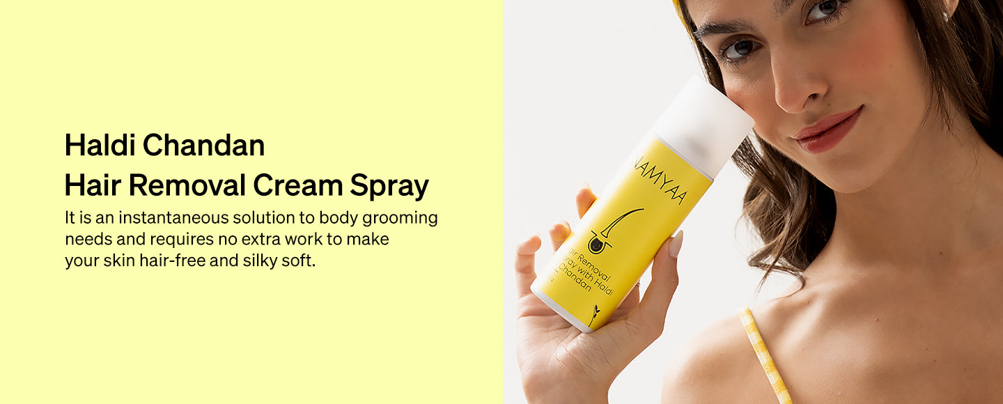 Hair Removal Spray with Haldi Chandan