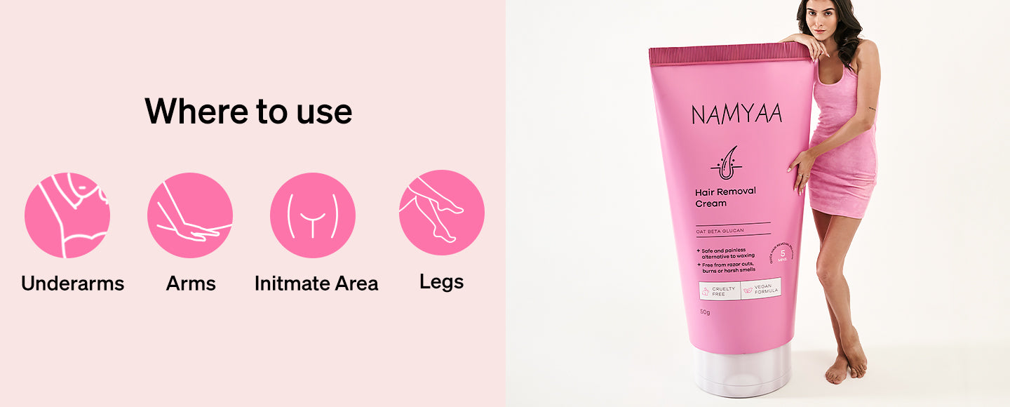 Namyaa Hair Removal Cream with Free After Wax Serum