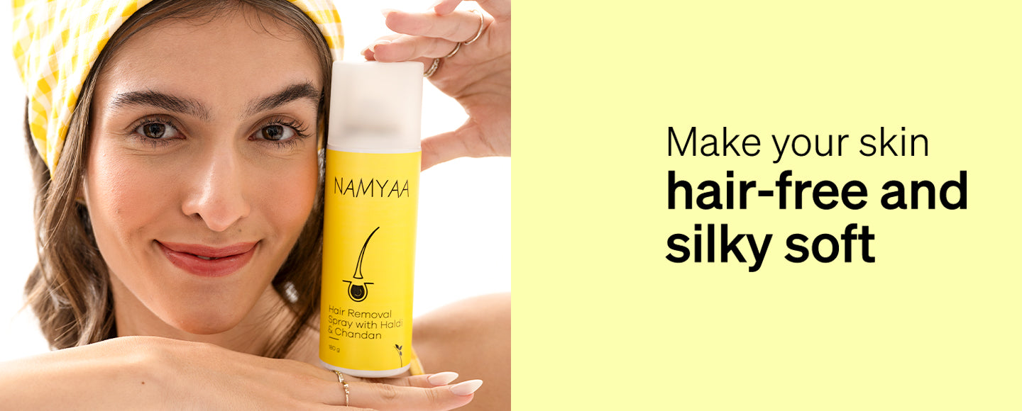 Hair Removal Spray with Haldi Chandan