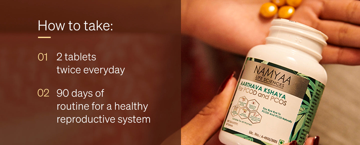 Aarthava Kshaya PCOD and PCOS Tablets