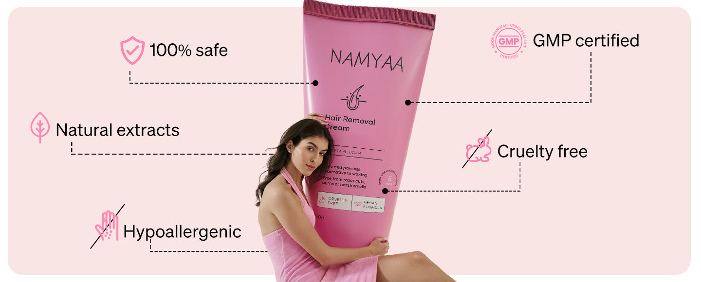 Namyaa Hair Removal Cream with Free After Wax Serum