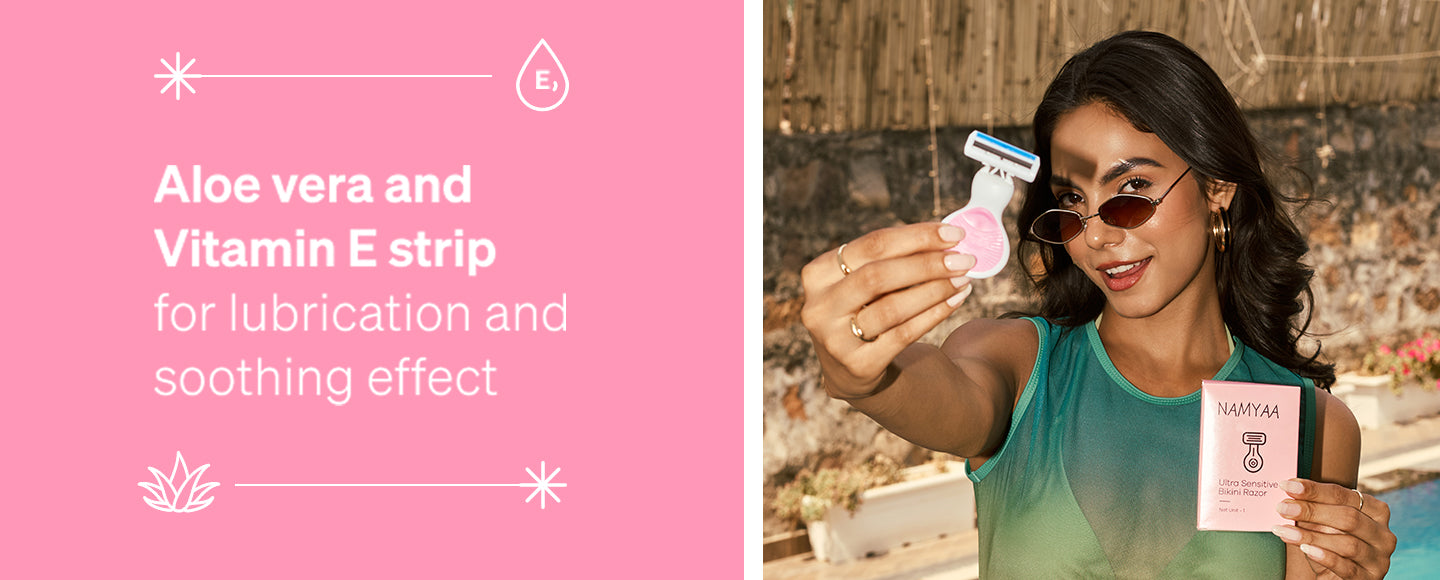 Namyaa Ultra-Sensitive Bikini Razor (Pack of 3)