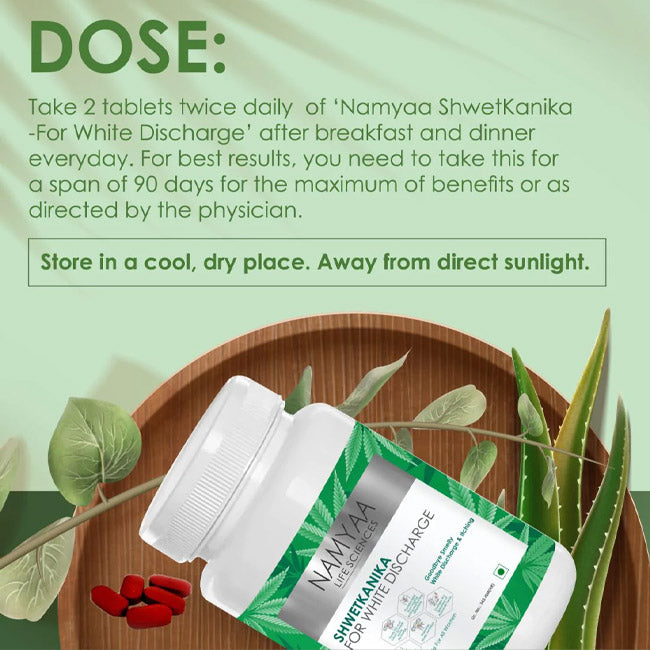 ShwetKanika White Discharge Tablets – Namyaa Skincare