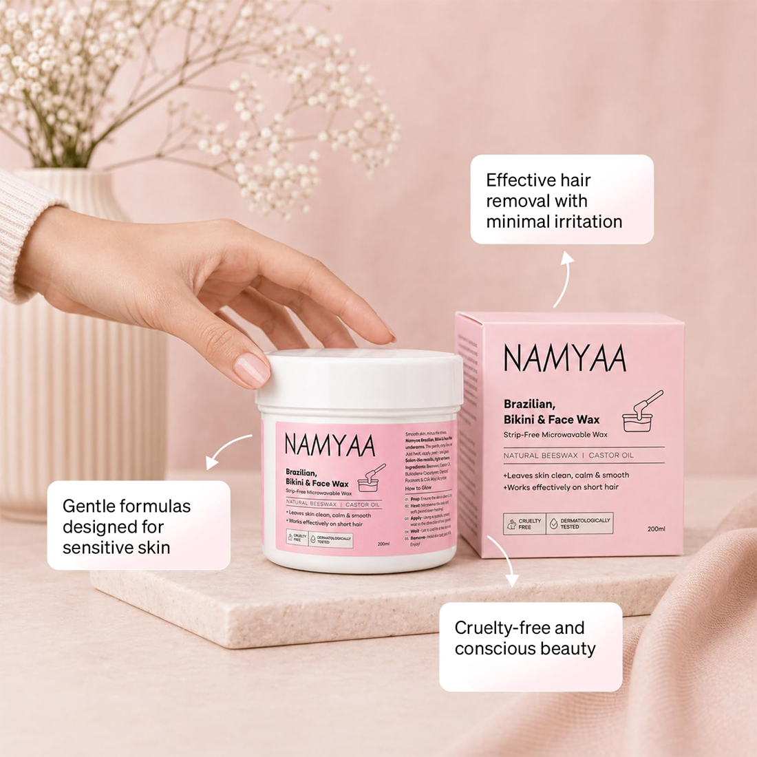Namyaa Strip-Free Microwavable Wax