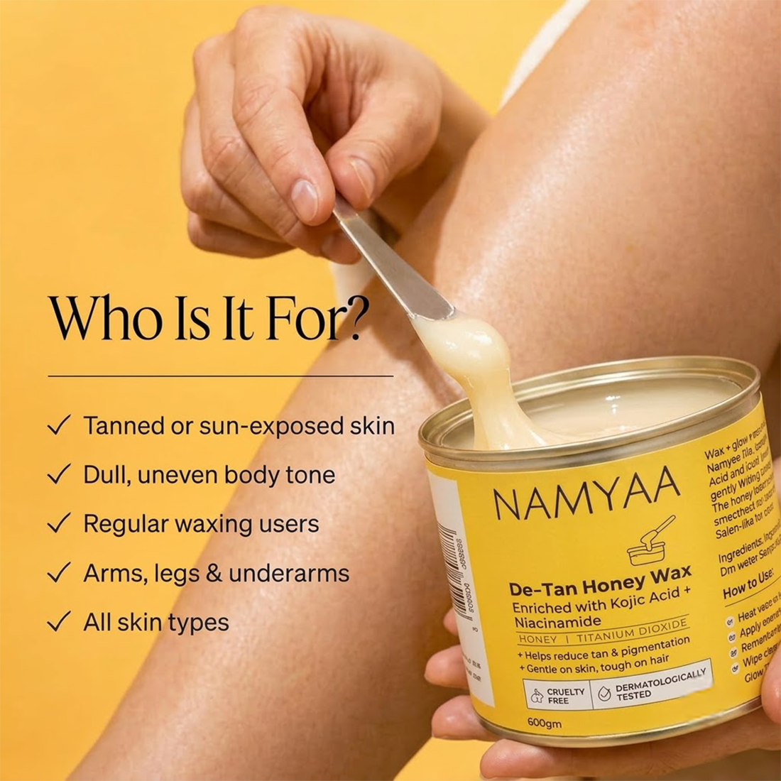 Namyaa De-Tan Honey Wax