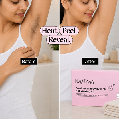 Namyaa Brazilian Microwaveable Hot Waxing Kit