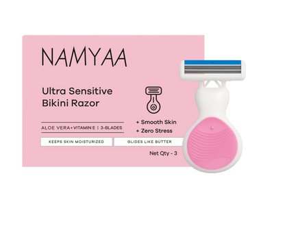 Namyaa Ultra-Sensitive Bikini Razor (Pack of 3)