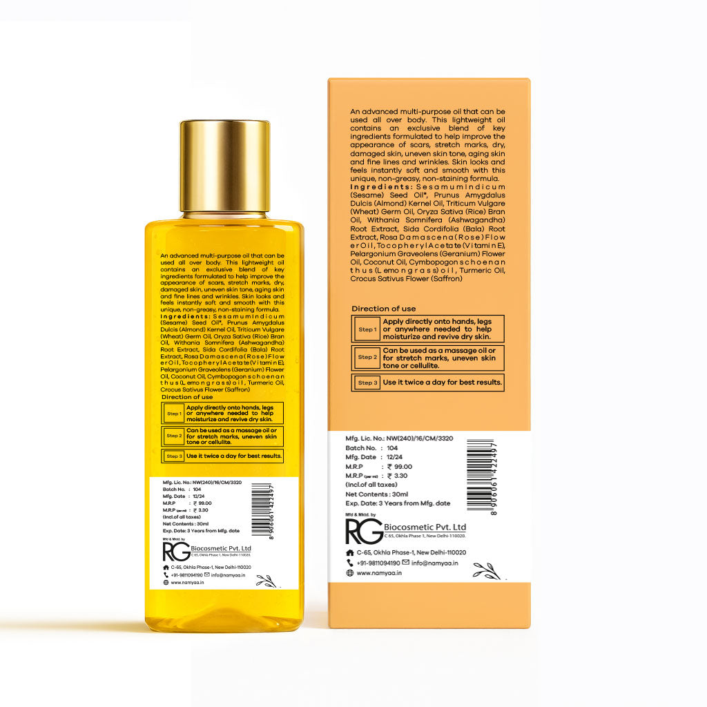 Body Toning and Sculpting Oil