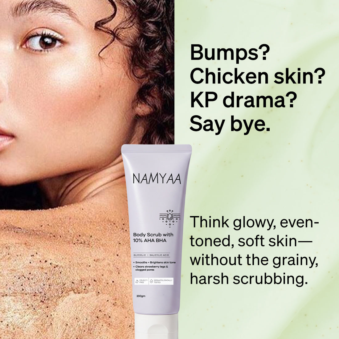 Namyaa Body Scrub with 10% AHA BHA 200g