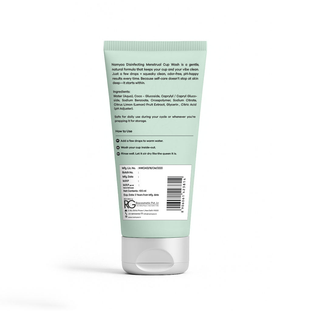 Disinfecting Menstrual Cup Wash