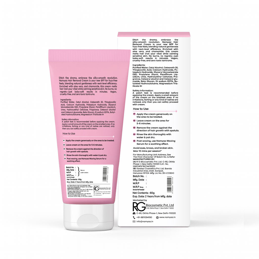 Namyaa Hair Removal Cream with Free After Wax Serum