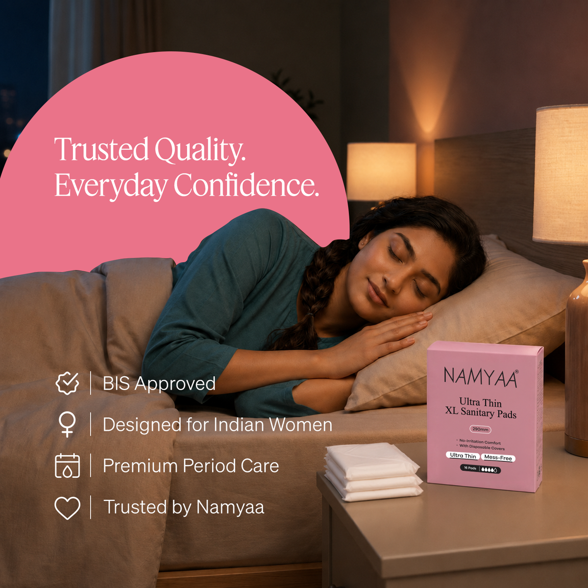 Namyaa Sanitary Pads Ultra Thin XL