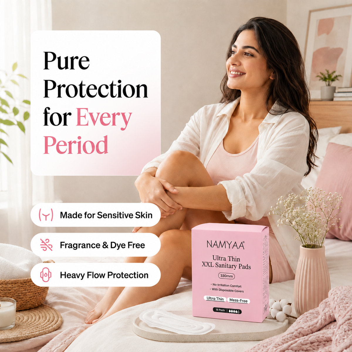 Namyaa Sanitary Pads Ultra Thin XXL