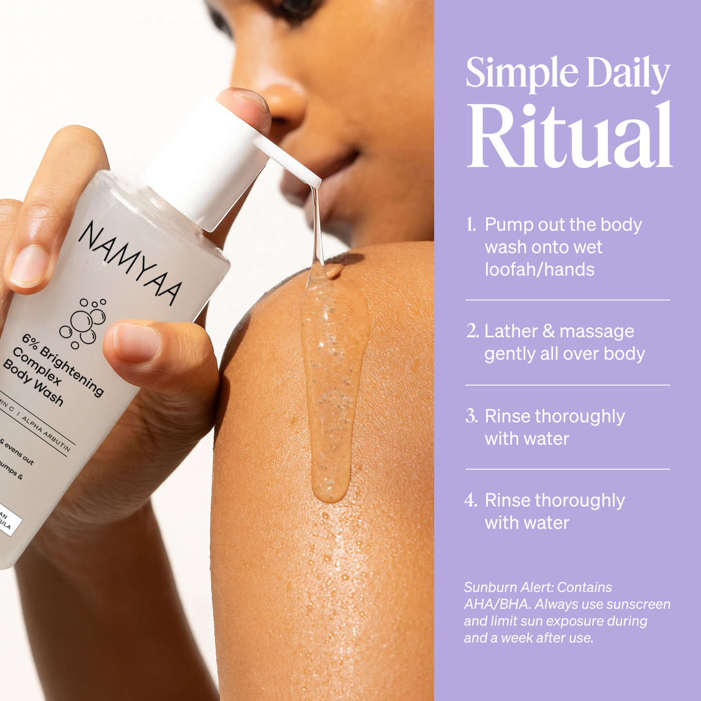 Namyaa 6% Brightening Body Wash 250ml