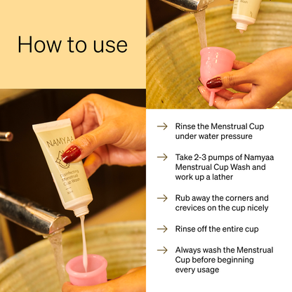Disinfecting Menstrual Cup Wash
