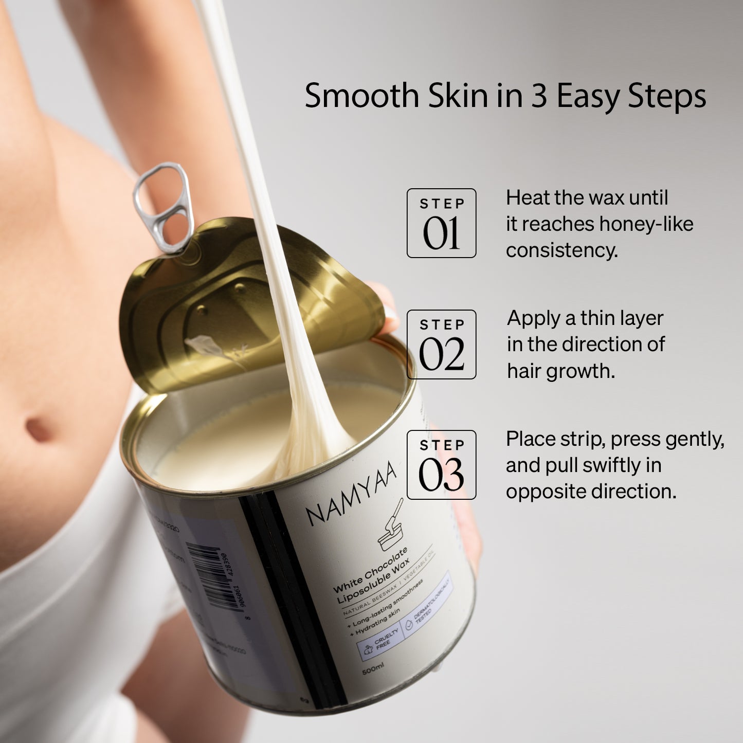 Namyaa White Chocolate Liposoluble Wax (500ml)