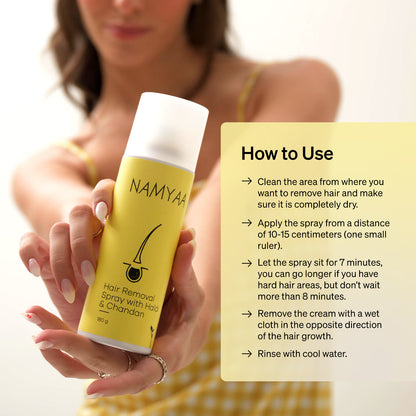 Hair Removal Spray with Haldi Chandan