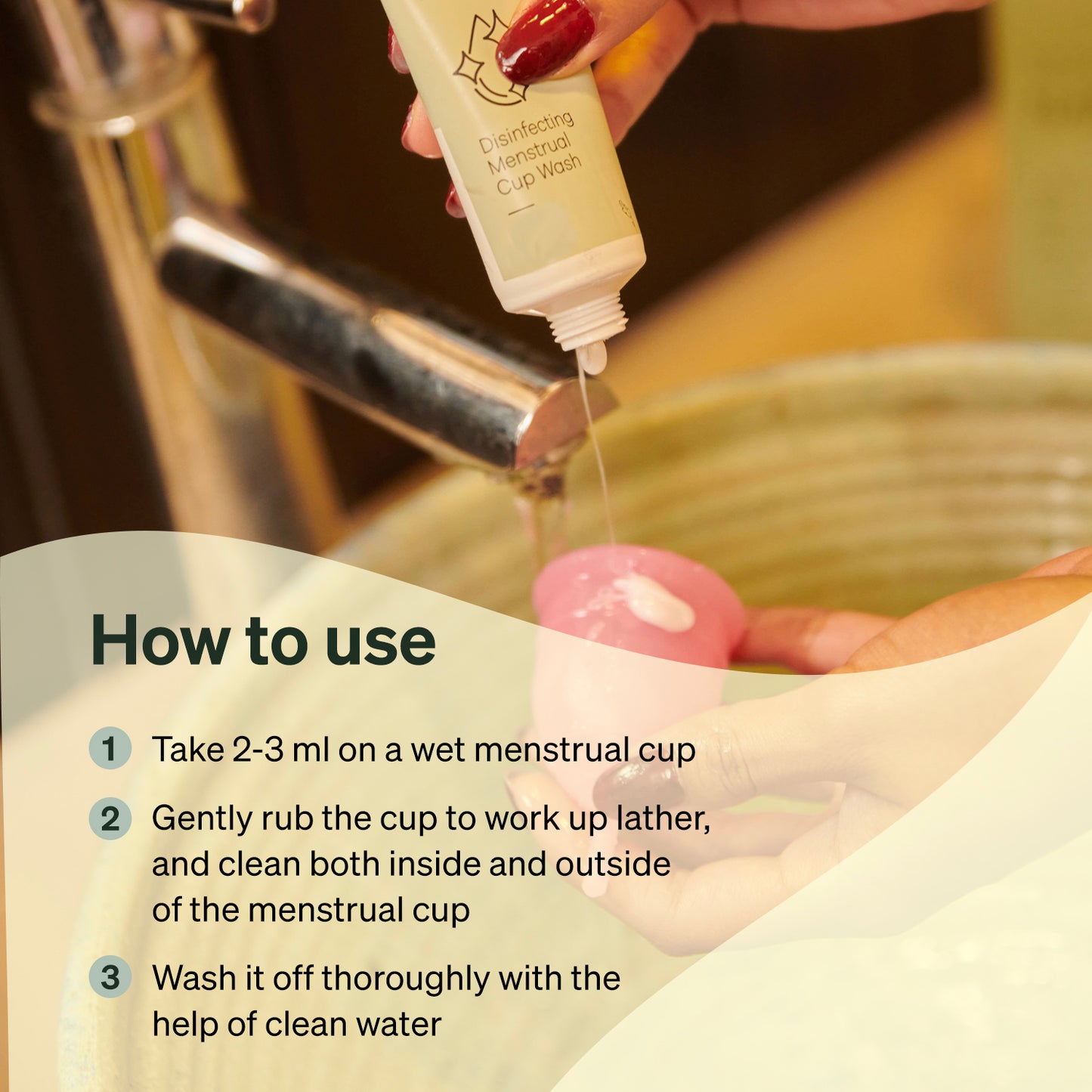Disinfecting Menstrual Cup Wash