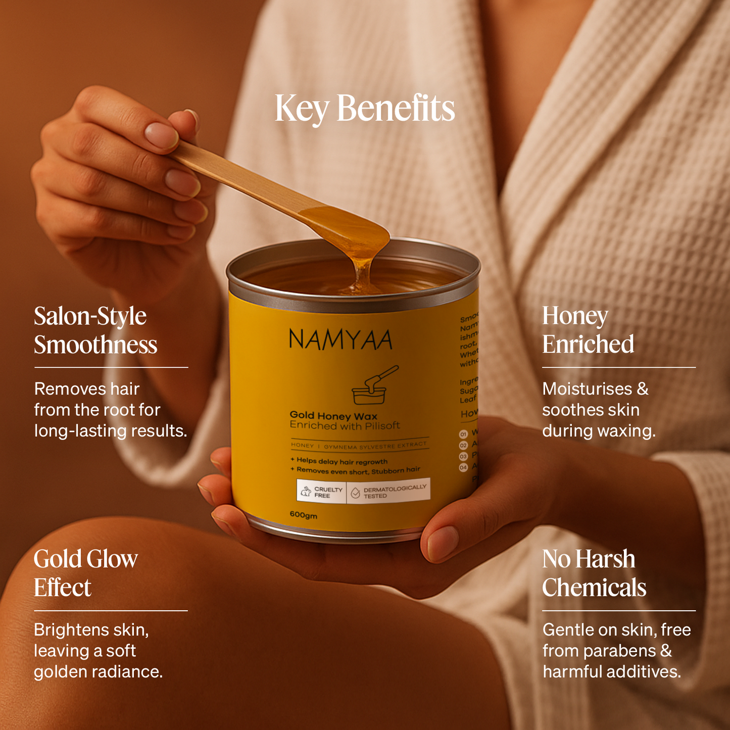 Namyaa Gold Honey Wax (600g)