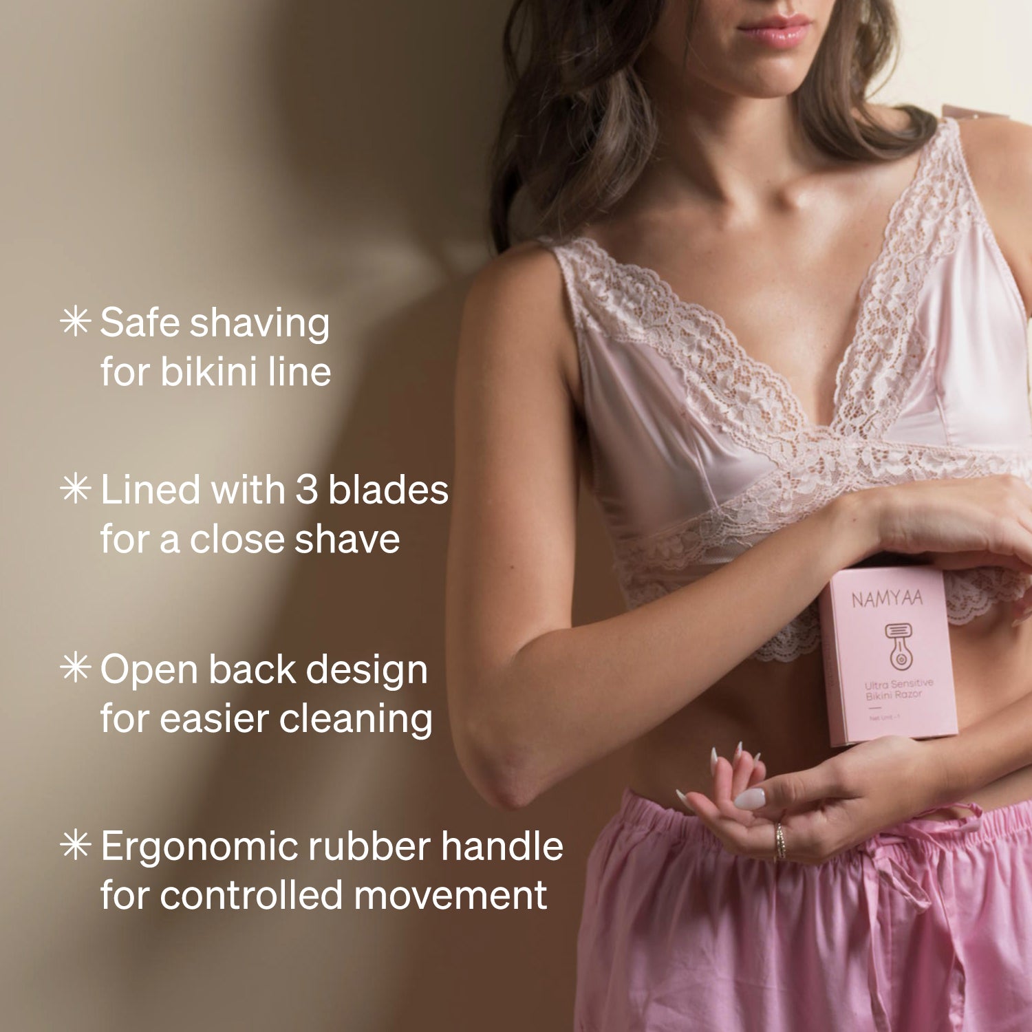 Namyaa Ultra-Sensitive Bikini Razor (Pack of 3)