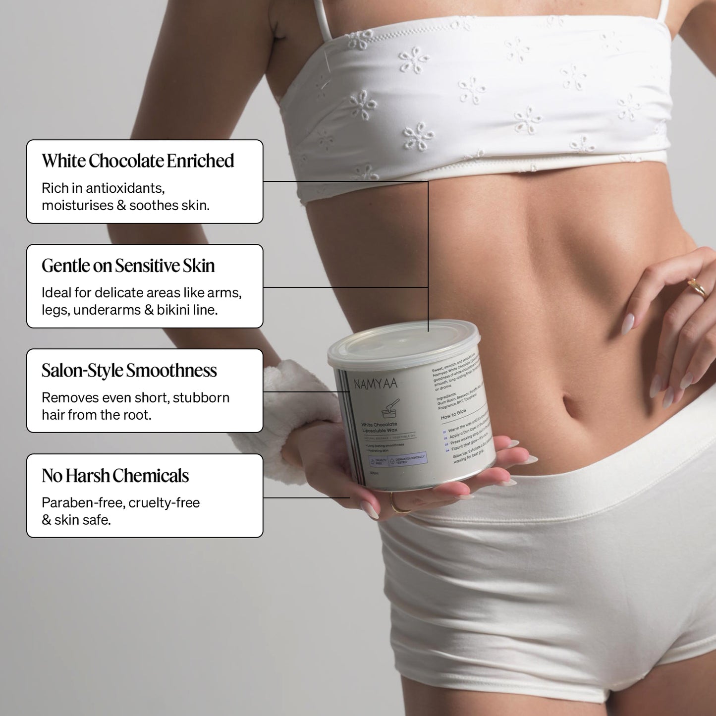 Namyaa White Chocolate Liposoluble Wax (500ml)