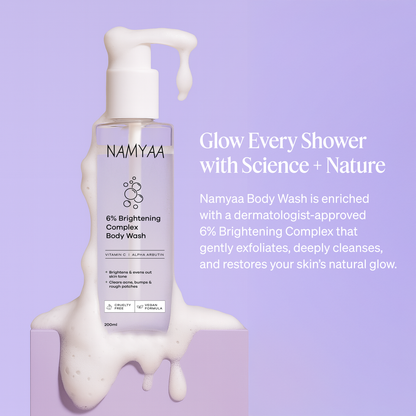 Namyaa 6% Brightening Body Wash 250ml