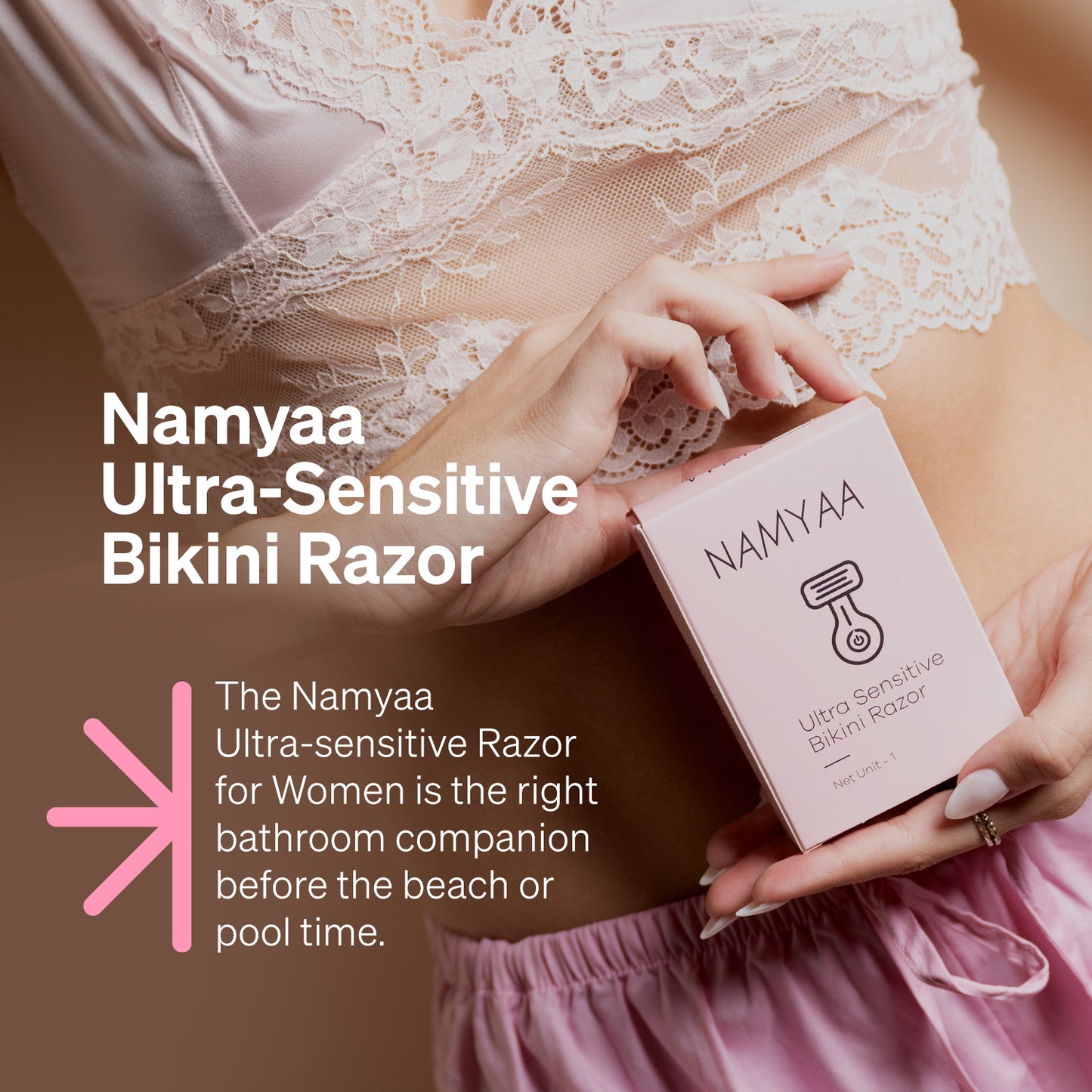 Namyaa Ultra-Sensitive Bikini Razor (Pack of 3)