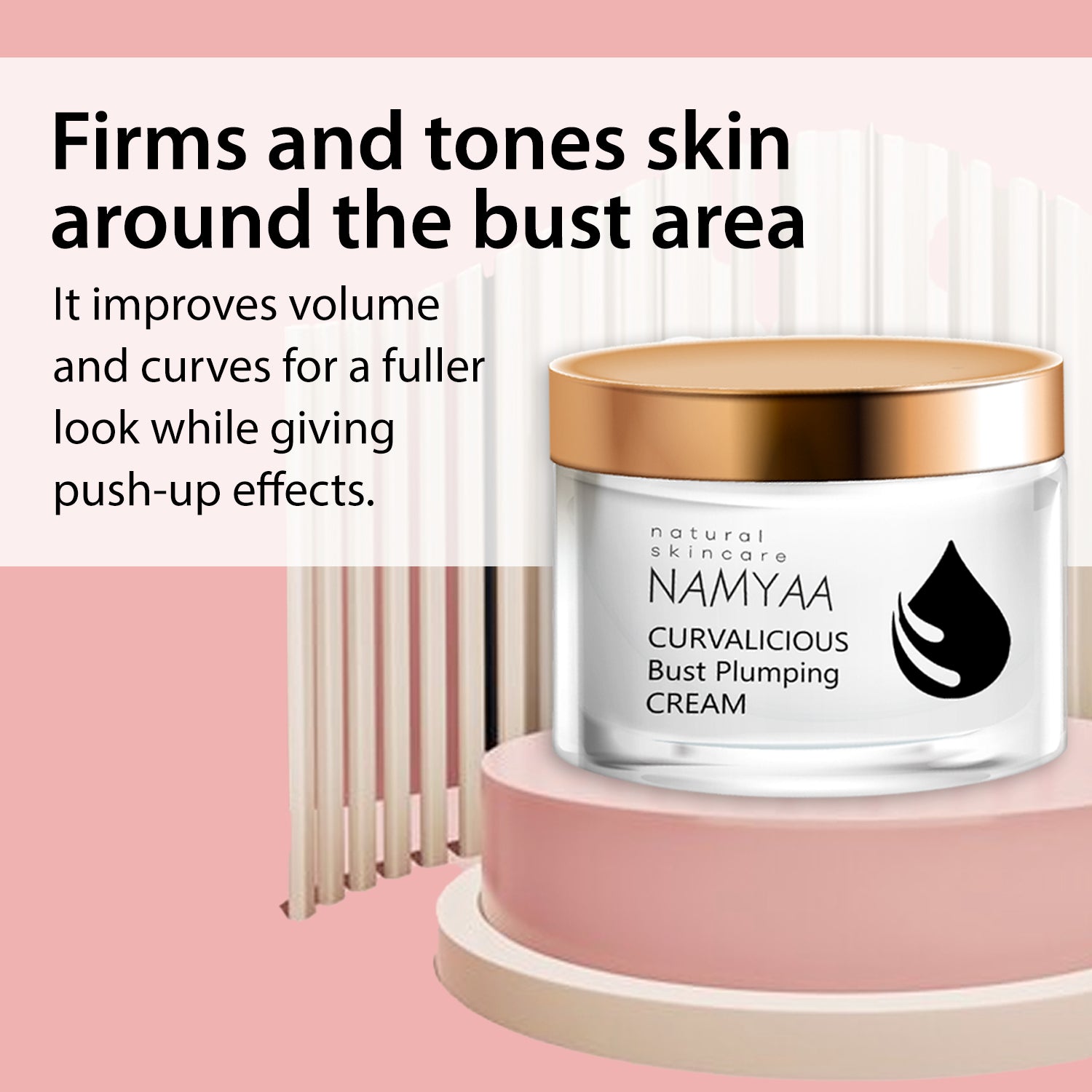 Bust Plumping Cream in India Plump Breasts Namyaa Skincare