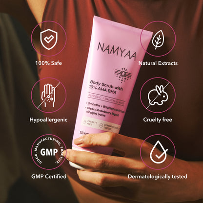 Namyaa Body Scrub with 10% AHA BHA 200g