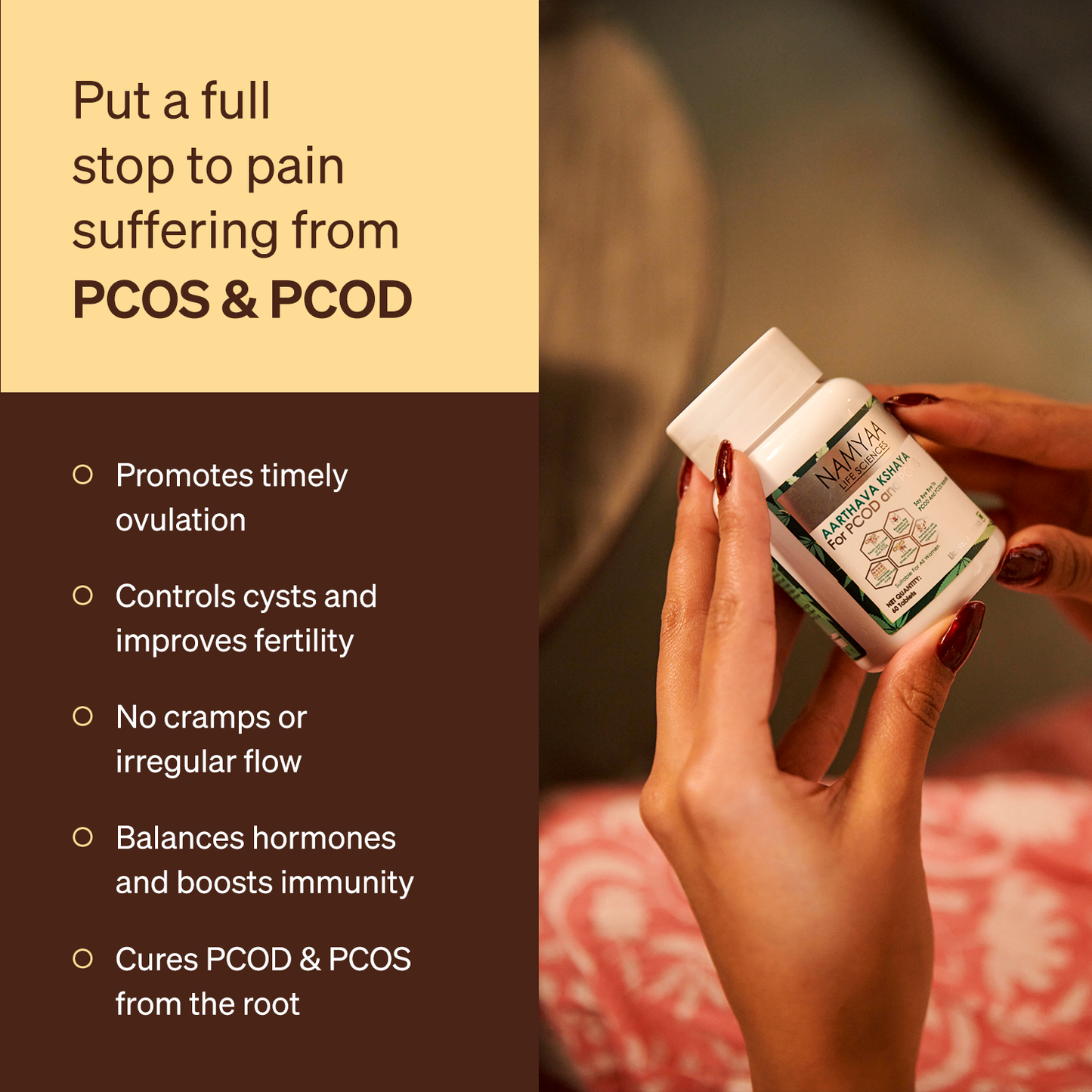 Aarthava Kshaya PCOD and PCOS Tablets