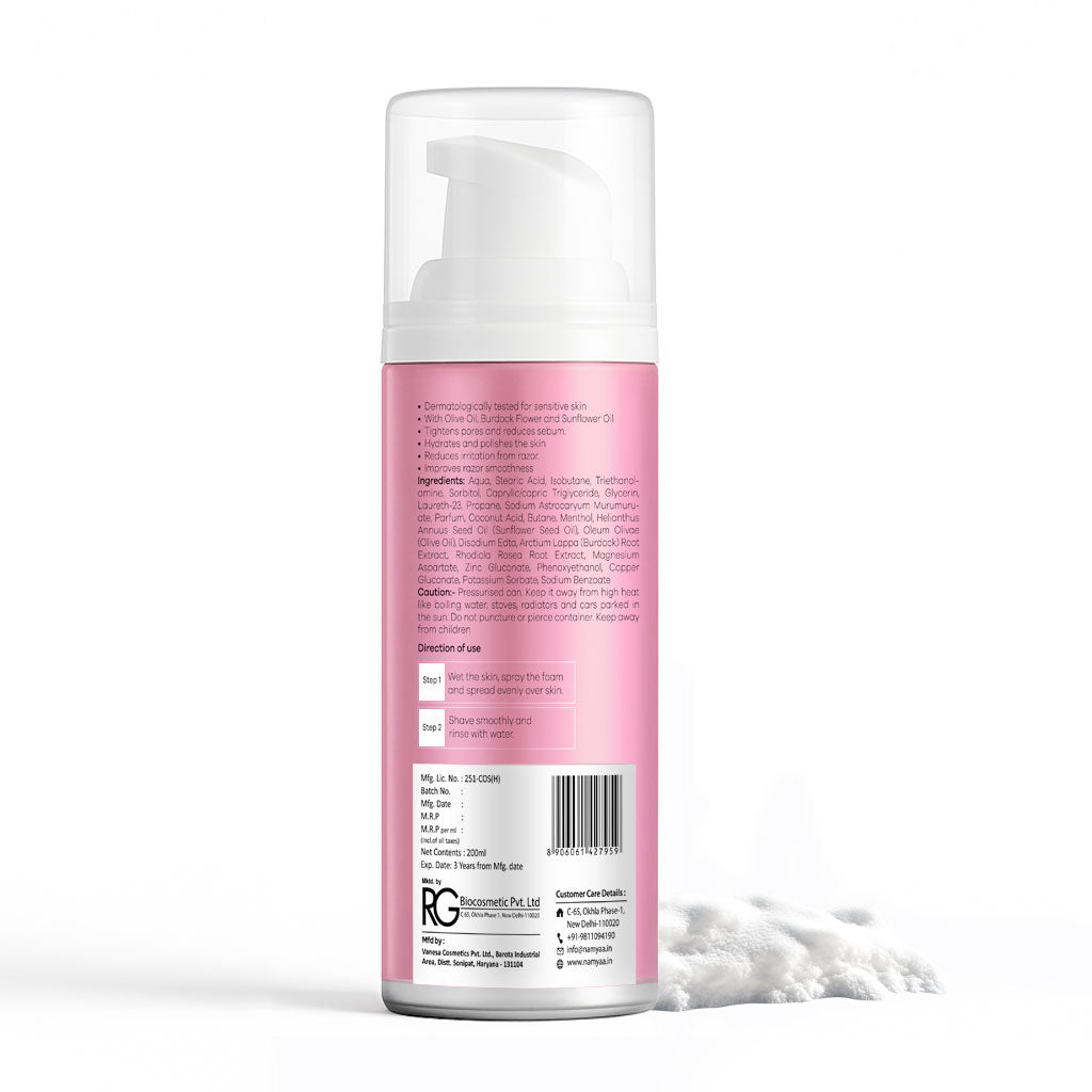 Satinwhite Sensitive Shaving Foam