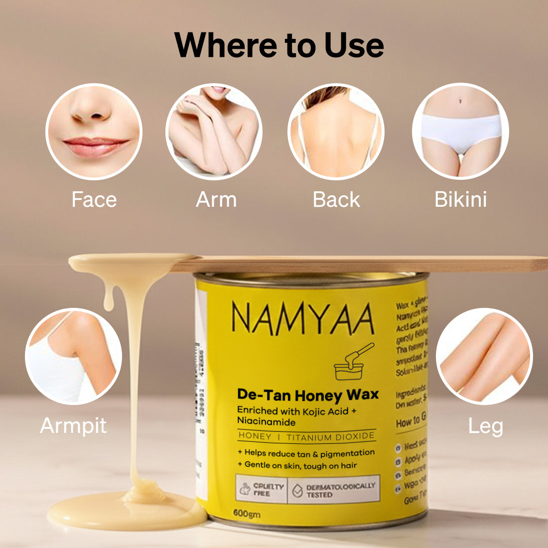 Namyaa De-Tan Honey Wax