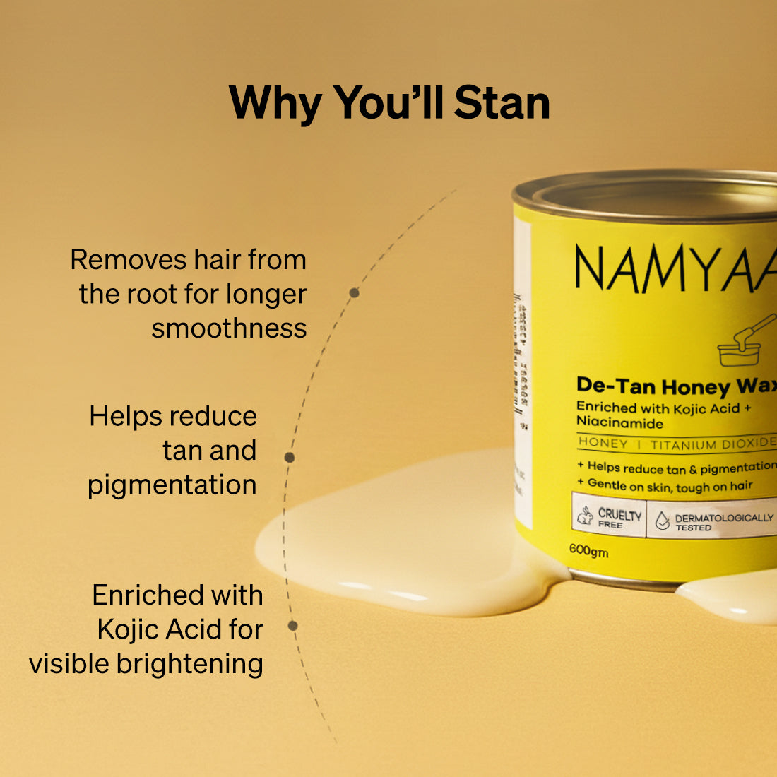 Namyaa De-Tan Honey Wax